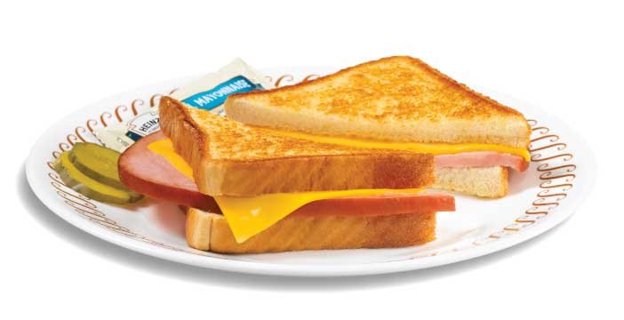 Grilled Ham And Cheese Sandwich
